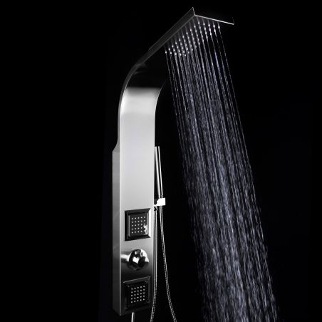 Panel de dus ST-1205, otel inoxidabil,finisaj crom, design modern,