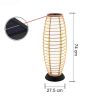 Lampa solara, impletitura din poliratan, incarcare USB, baterie inclusa, protectie IP65, 74 cm, lumina calda, Solar Boho