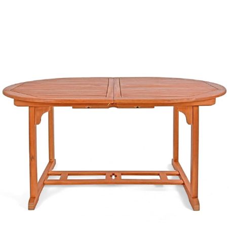 Set mobilier, 6 scaune pliabile cu perne cadou, Eucalipt certificat FSC®, suport umbrela, Maro, 200x100x74, Houston