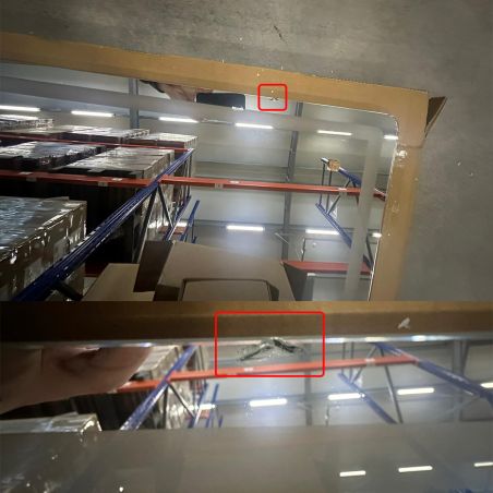 Oglinda Led, cu Lupa cosmetica, Resigilat, Dezaburire, Touch, 3 Culori, 5 mm, dimensiuni 100x70 cm, Velora