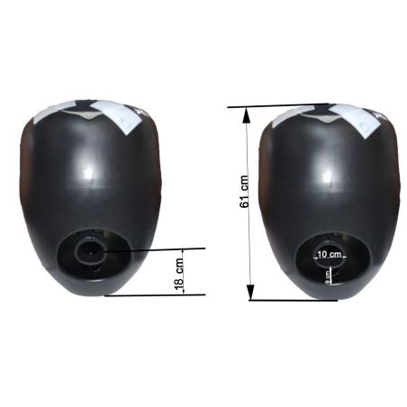 Vas WC Santa Rimless, rezervor incorporat,  Alb Lucios, finisaj Marble, montaj podea, capac cu soft-close, Royalty Line by Ego