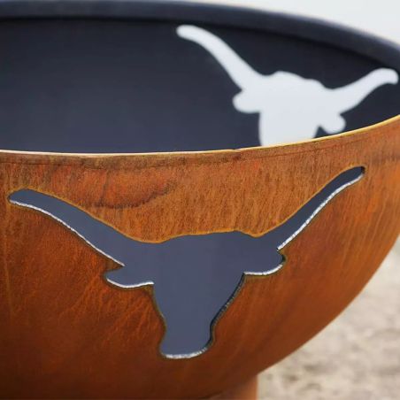 Vatra de foc, dia 80 x H 40 cm, otel corten de 2.5 mm, Toro