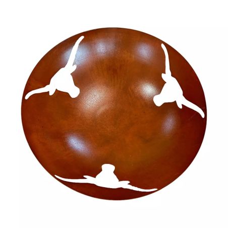 Vatra de foc, dia 80 x H 40 cm, otel corten de 2.5 mm, Toro