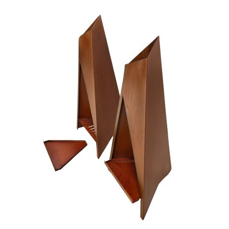 Semineu, vatra de foc, dimensiuni: 46x40x97 cm, otel corten de 2.5 mm, Inferno