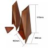 Semineu, vatra de foc, dimensiuni: 46x40x97 cm, otel corten de 2.5 mm, Inferno