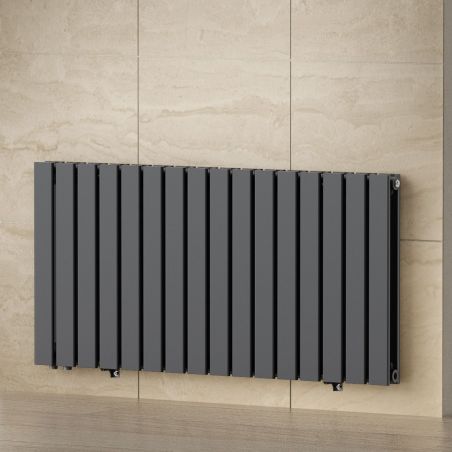 Calorifer, radiator Dublu din otel, Resigilat,  Antracit, 107 x 60 cm, Ego- Alesia, Living sau Camera