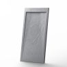 Cadita de dus, Resigilat, compozit, 100 x 80 cm, inaltime 2.5 cm, scurgere ascunsa, decupabila, Gri ciment, Antonio