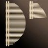 Calorifer, radiator, Portprosop din otel, 33 elementi, 585 W, 125x50 cm, Crem, Brisa Blanca
