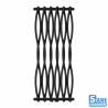 Calorifer Decorativ Negru Mat, 120x50 cm, 506 W, 12 elementi, otel, baie sau camera, Emre
