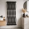 Calorifer Decorativ Negru Mat, 120x50 cm, 506 W, 12 elementi, otel, baie sau camera, Emre