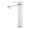 Baterie lavoar, perlator, montaj pe blat, Crom, inaltime 30 cm, Mira