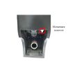 Set vas WC si lavoar stativ Enrico, Negru Mat, Power Colour, montaj pe podea, capac soft-close inclus, ceramica sanitara