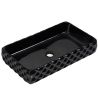 Set vas wc si lavoar, Negru Lucios, montaj suspendat si pe blat, 49x36-61x34 cm, capac duroplast, Sidef