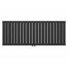 Calorifer, radiator Dublu din otel, 42 elementi, 2017 W, Negru Mat, 156x60 cm, Living sau Camera, Alesia