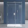 Cabina de dus, 3 laturi, Usa Glisanta, Sticla 8 mm, Tratament Nano, Dimensiuni la alegere, EGO-17-2U