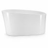 Cada de baie, freestanding, Acril, ventil alb inclus, culoarea Alb Lucios, 140x70 cm, Avelis