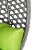 Scaun agatat, Fotoliu suspendat, Rio Exclusivist, Curte sau Living, confortabil si modern, Gri