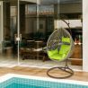 Scaun agatat, Fotoliu suspendat, Rio Exclusivist, Curte sau Living, confortabil si modern, Gri