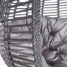 Scaun agatat. Fotoliu suspendat, Cuba Exclusivist, Curte sau Living, confortabil si modern, Gri