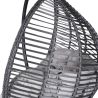 Scaun agatat. Fotoliu suspendat, Cuba Exclusivist, Curte sau Living, confortabil si modern, Gri