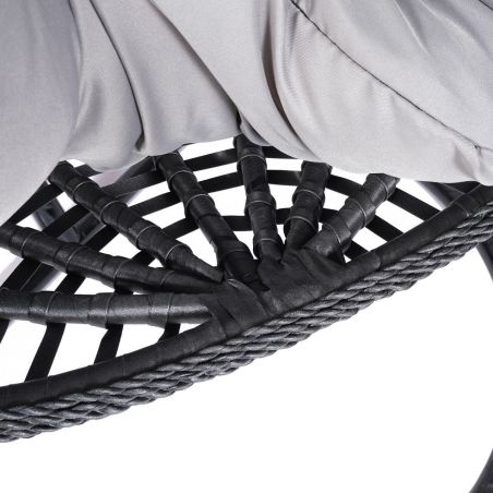 Scaun agatat. Fotoliu suspendat, Cuba Exclusivist, Curte sau Living, confortabil si modern, Gri