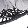 Scaun agatat. Fotoliu suspendat, Cuba Exclusivist, Curte sau Living, confortabil si modern, Gri