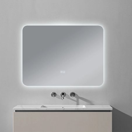 Oglinda pentru baie cu LED,...