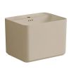 Set vas wc si lavoar, Jasmine Mat, Power Color, 51x35-50x40 cm, montaj suspendat si pe blat, capac duroplast, Alfonso