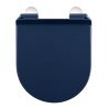 Capac Duroplast, inchidere Soft-Close si Sistem Quick release pentru vas wc Lazio Albastru Terrazo