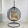 Scaun agatat, gradina sau terasa, Fotoliu suspendat de relaxare, California Black XL