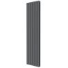 Calorifer vertical Resigilat, EGO - Kalifa, radiator din otel, 180x61 cm, Antracit, profil dublu