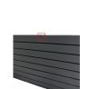 Calorifer vertical Resigilat, EGO - Kalifa, radiator din otel, 180x61 cm, Antracit, profil dublu