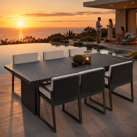 Set mobilier, masa 213x100...