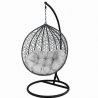 Scaun agatat, gradina sau terasa, Fotoliu suspendat de relaxare, California Grey XL