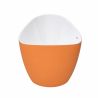 Cada de baie, freestanding, acril, ventil si preaplin crom inclus, Orange Mat exterior Alb Lucios interior, 160x80 cm, Cairo