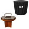 Husa de protectie impermeabila din nailon, cu snur pentru gratarul Ashcraft, diamentru 100, Negru