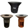 Husa de protectie impermeabila din nailon, cu fermoar si snur pentru gratarul Infinity glow, diametru de 85-100 cm, Negru