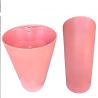 Lavoar stativ, Resigilat, Roz Somon Mat, Power Color, ceramica sanitara, cu gaura de baterie, diametru 45 cm, Modena