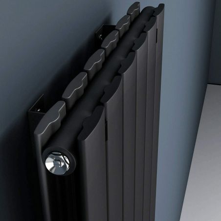 Calorifer vertical EGO - Kalifa, radiator din otel, Antracit, dimensiune 160x54 cm
