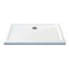 Cadita de dus EGO Arcadia, acril sanitar, forma dreptunghiulara, Alb, inaltime de 5 cm, dimensiuni 150 x 90 cm