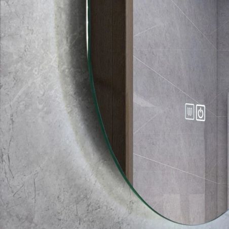 Oglinda Led, Resigilat, Dezaburire, Touch, 5 mm, 3 Culori, Intensitate reglabila, dimensiuni 100x50 cm, Victoria