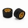 Adaptori pentru teava cupru Ø16 mm, filet 3/4", alama, Negru