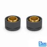 Adaptori pentru teava cupru Ø16 mm, filet 3/4", alama, Antracit