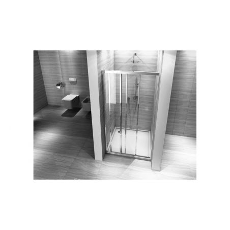 Usa dus culisanta Alex, latime 120, 130 sau 10 cm, din 3 elemente culisante, sticla securizata