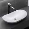 Lavoar EGO 858, Alb, mat, 63x36.5 cm, montaj pe blat, ceramica sanitara