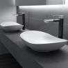 Lavoar EGO 858, Alb, mat, 63x36.5 cm, montaj pe blat, ceramica sanitara