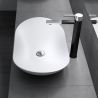 Lavoar EGO 858, Alb, mat, 63x36.5 cm, montaj pe blat, ceramica sanitara
