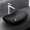Lavoar EGO 858, Negru, mat, 63x36.5 cm, montaj pe blat, ceramica sanitata