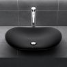 Lavoar EGO 858, Negru, mat, 63x36.5 cm, montaj pe blat, ceramica sanitata