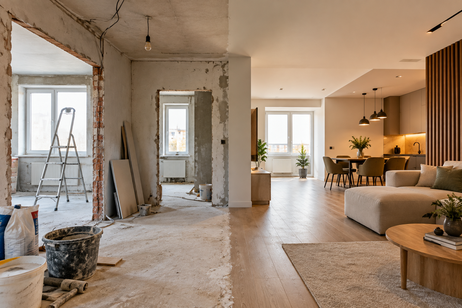 Renovare apartament - pași necesari, materiale, costuri şi greşeli de evitat